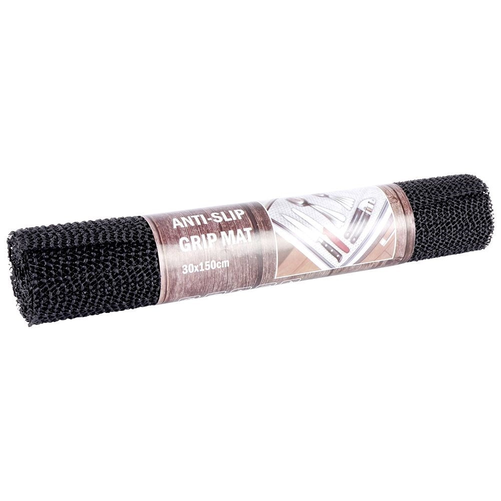 Versatile anti-slip mat in flexible black material