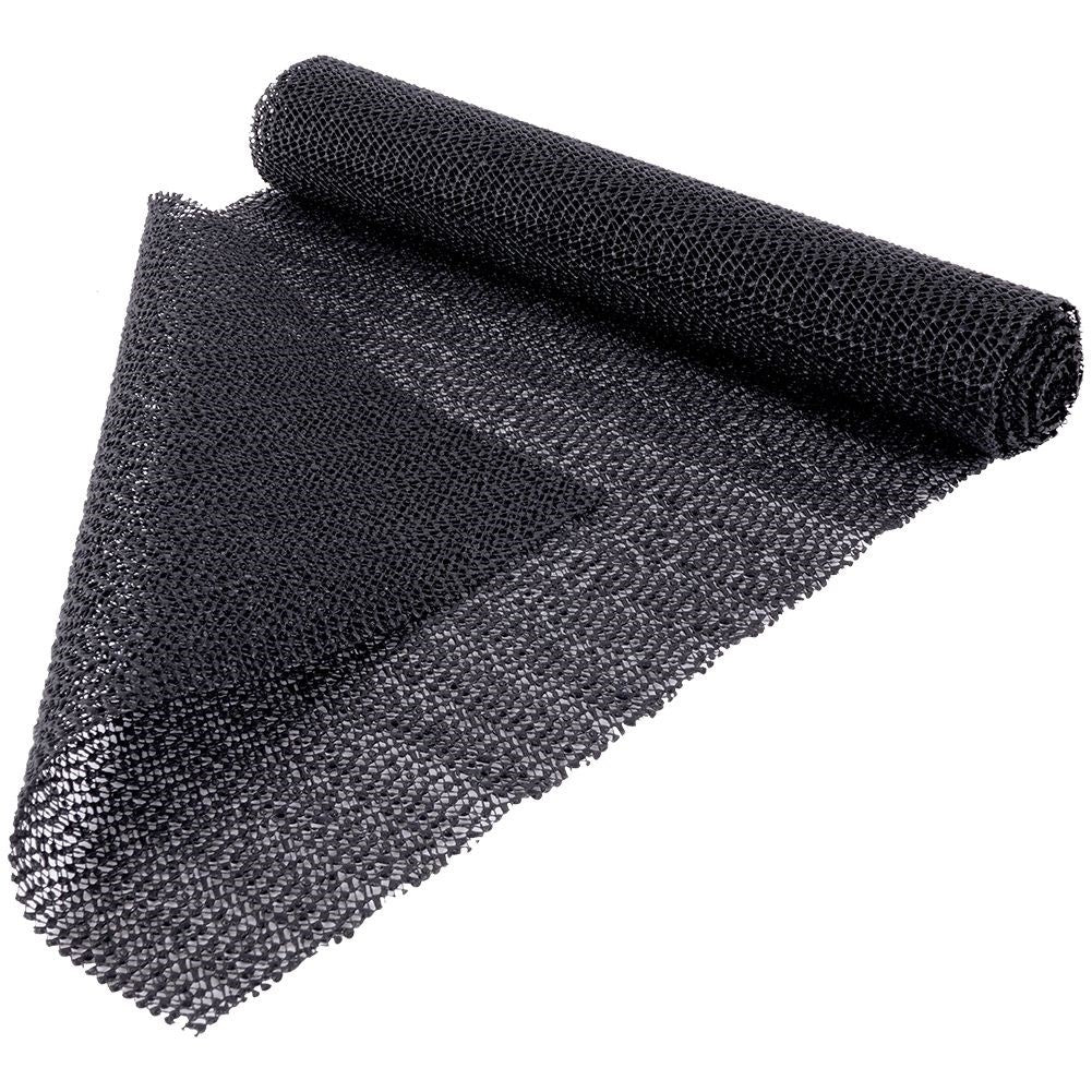 Versatile anti-slip mat in flexible black material
