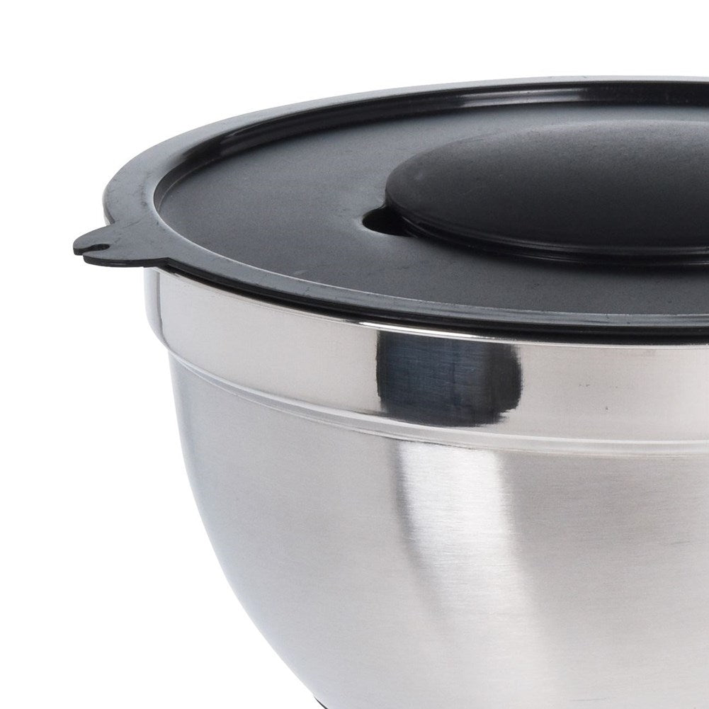 Versatile bowl with grater and lid for easy cooking