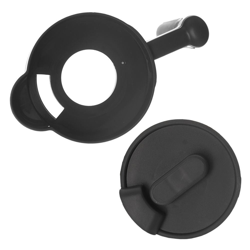 Versatile glass jug with lid, spout and comfortable handle