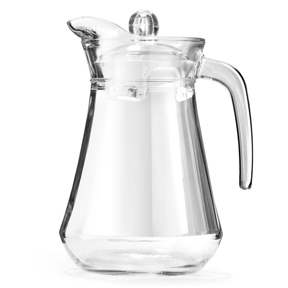 Versatile jug 1.4L: Handle, lid, perfect for drinks