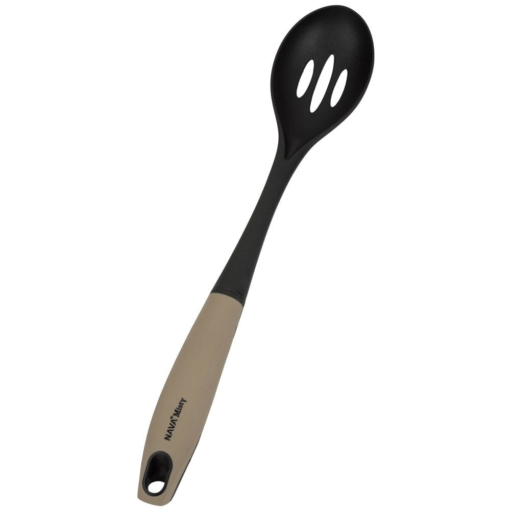 Versatile kitchen ladle in durable thermoplastic for draining