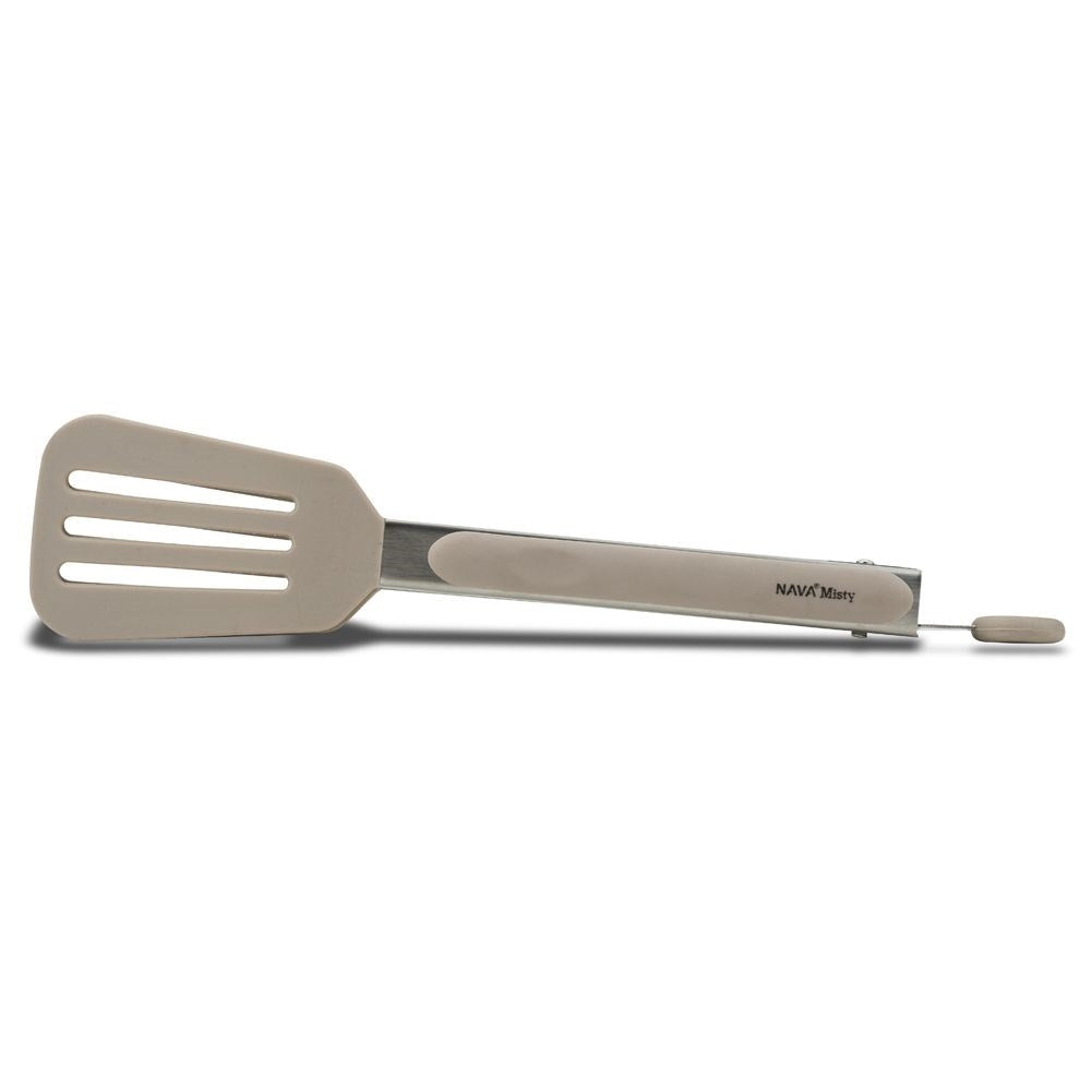 Versatile kitchen tongs for flipping, rotating and serving