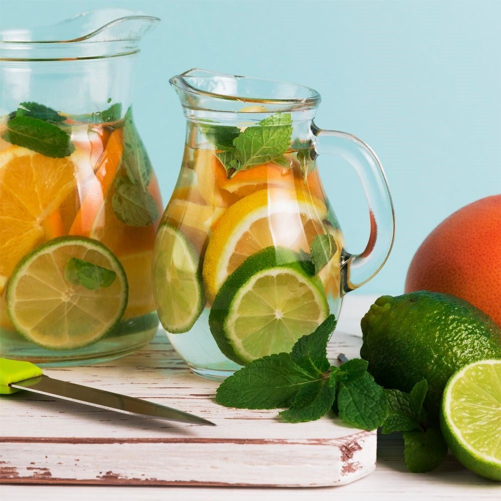 Versatile pitcher for water, juice, lemonade, iced tea, compote