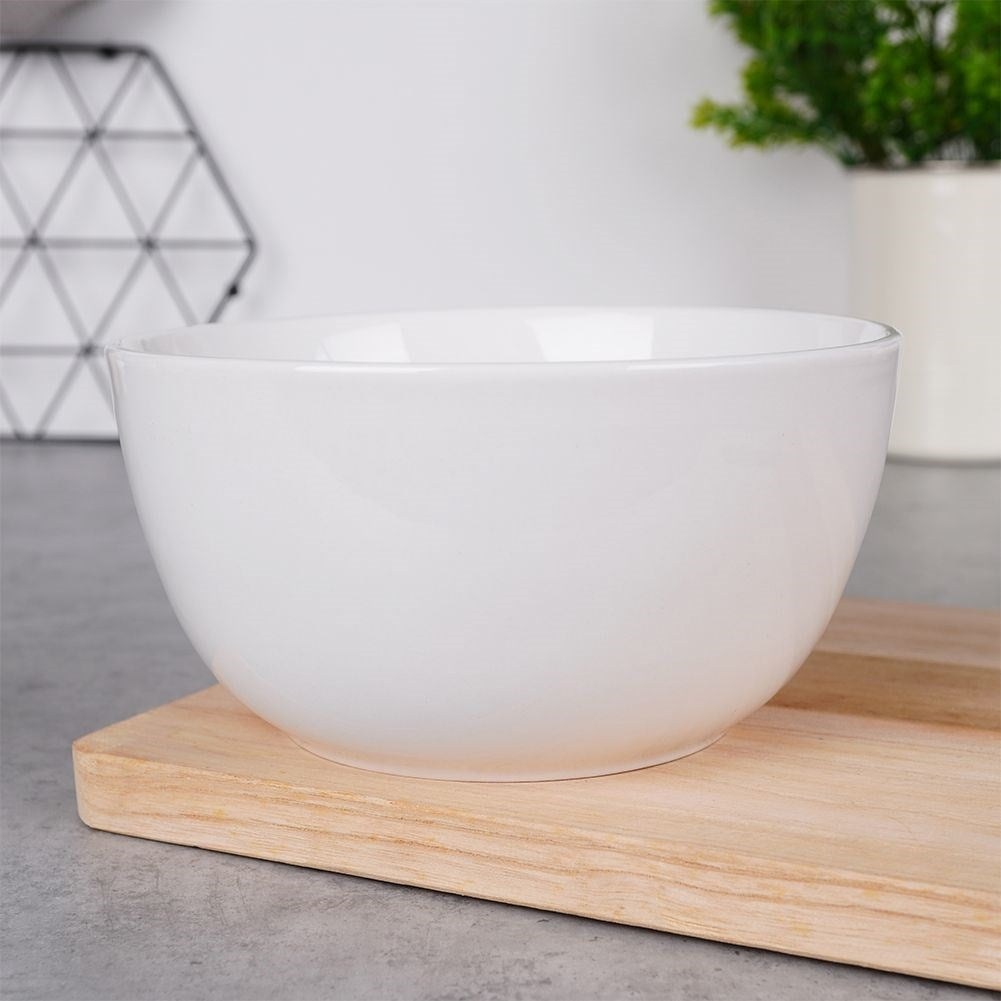 Versatile porcelain bowl 950 ml, dishwasher & microwave safe