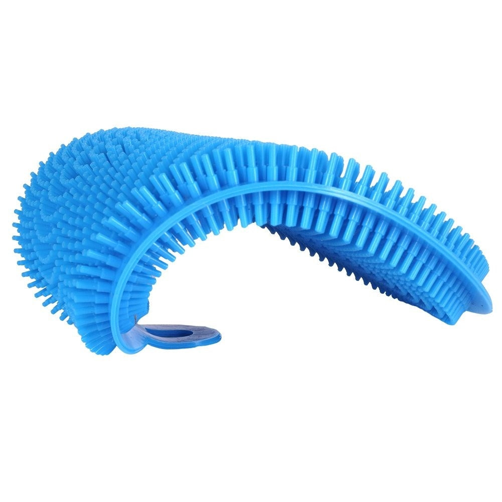 Versatile silicone brushes for kitchen and bathroom