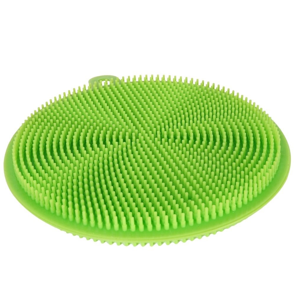 Versatile silicone brushes for kitchen and bathroom