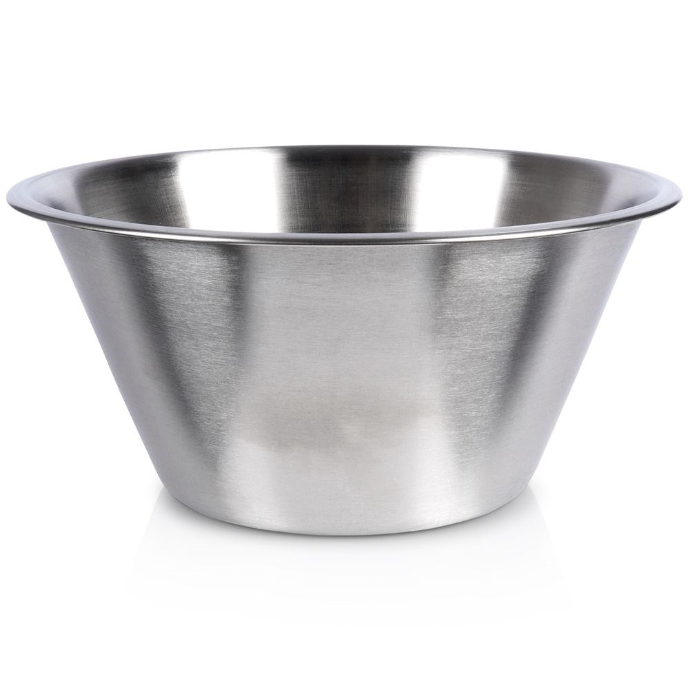 Versatile stainless steel bowl, 2L capacity for kitchen and storage