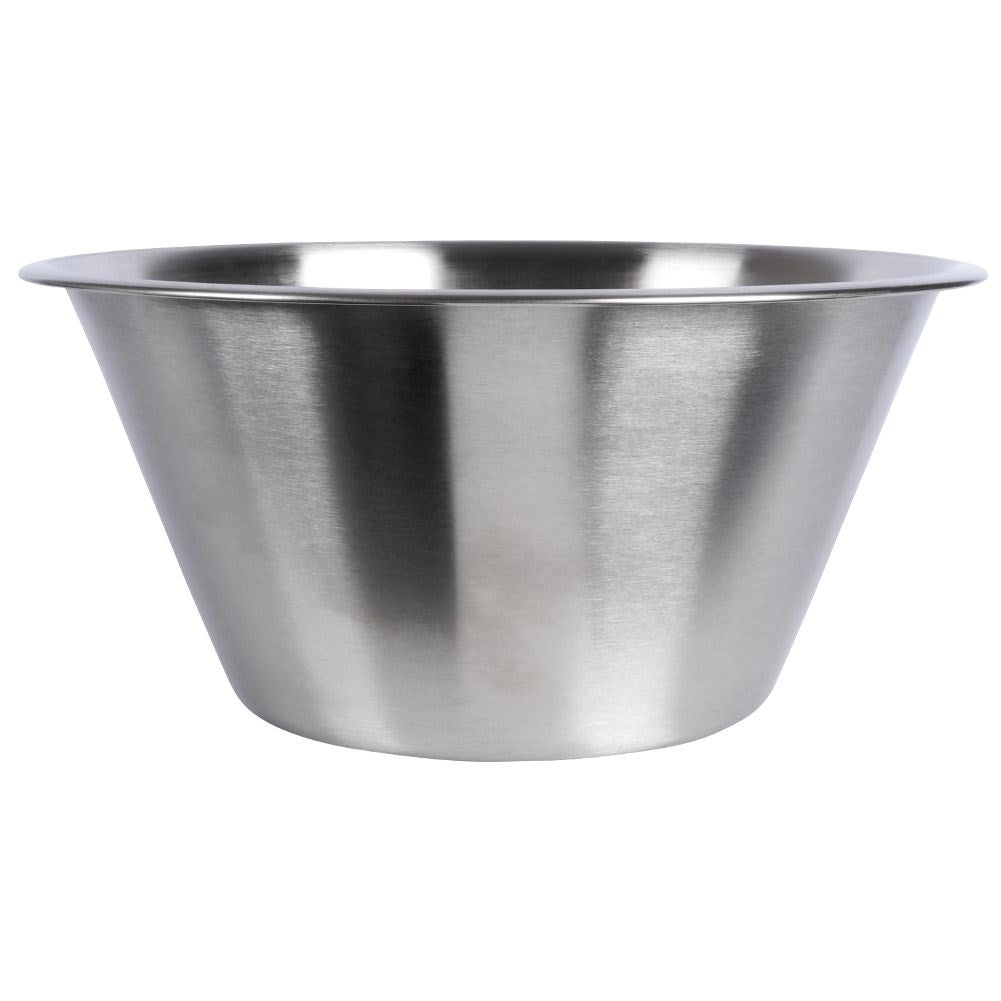 Versatile stainless steel bowl, 2L capacity for kitchen and storage