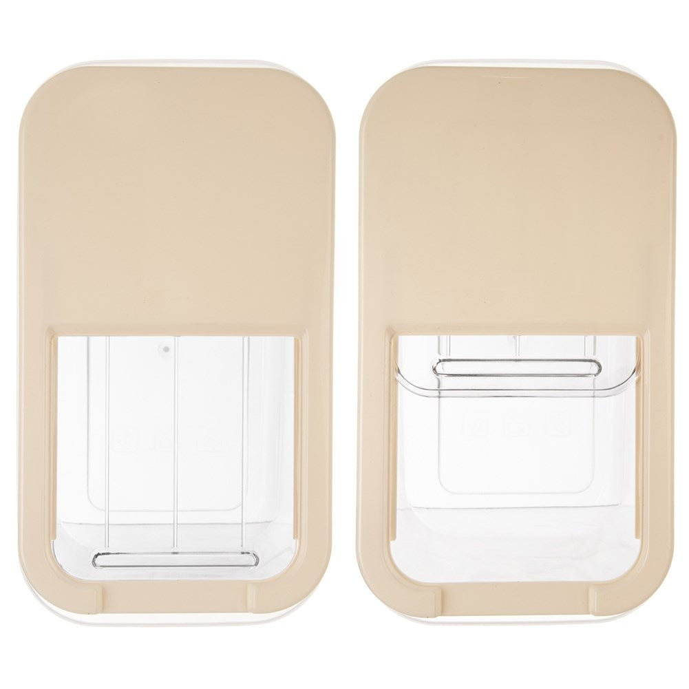 Versatile storage box 7.5L with sliding lid, durable plastic
