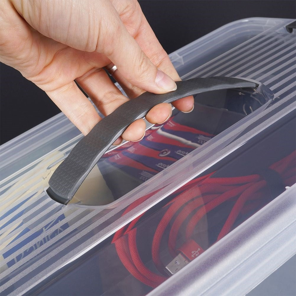Versatile storage box with removable insert and four compartments