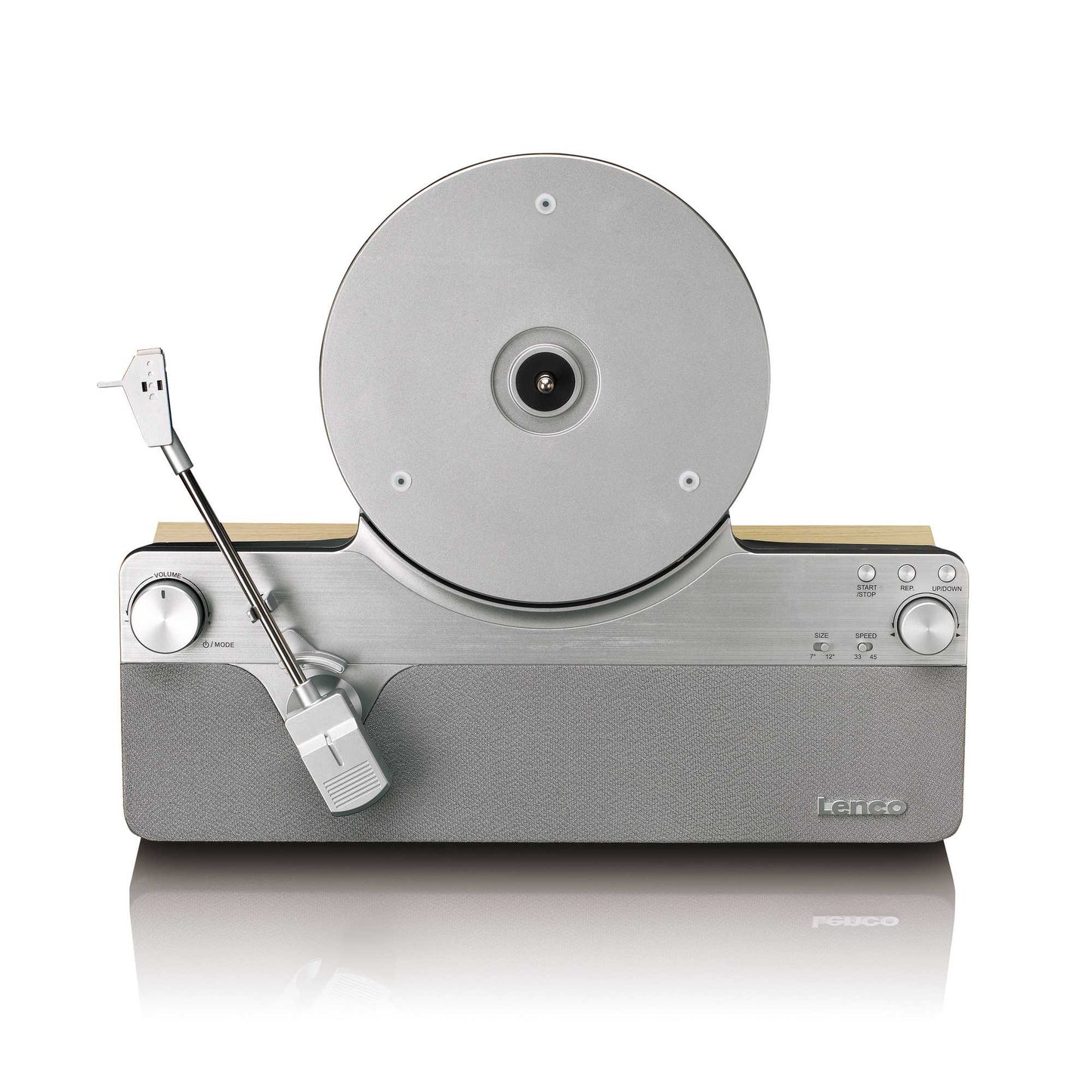 Vertical Record Player with Bluetooth and Speakers