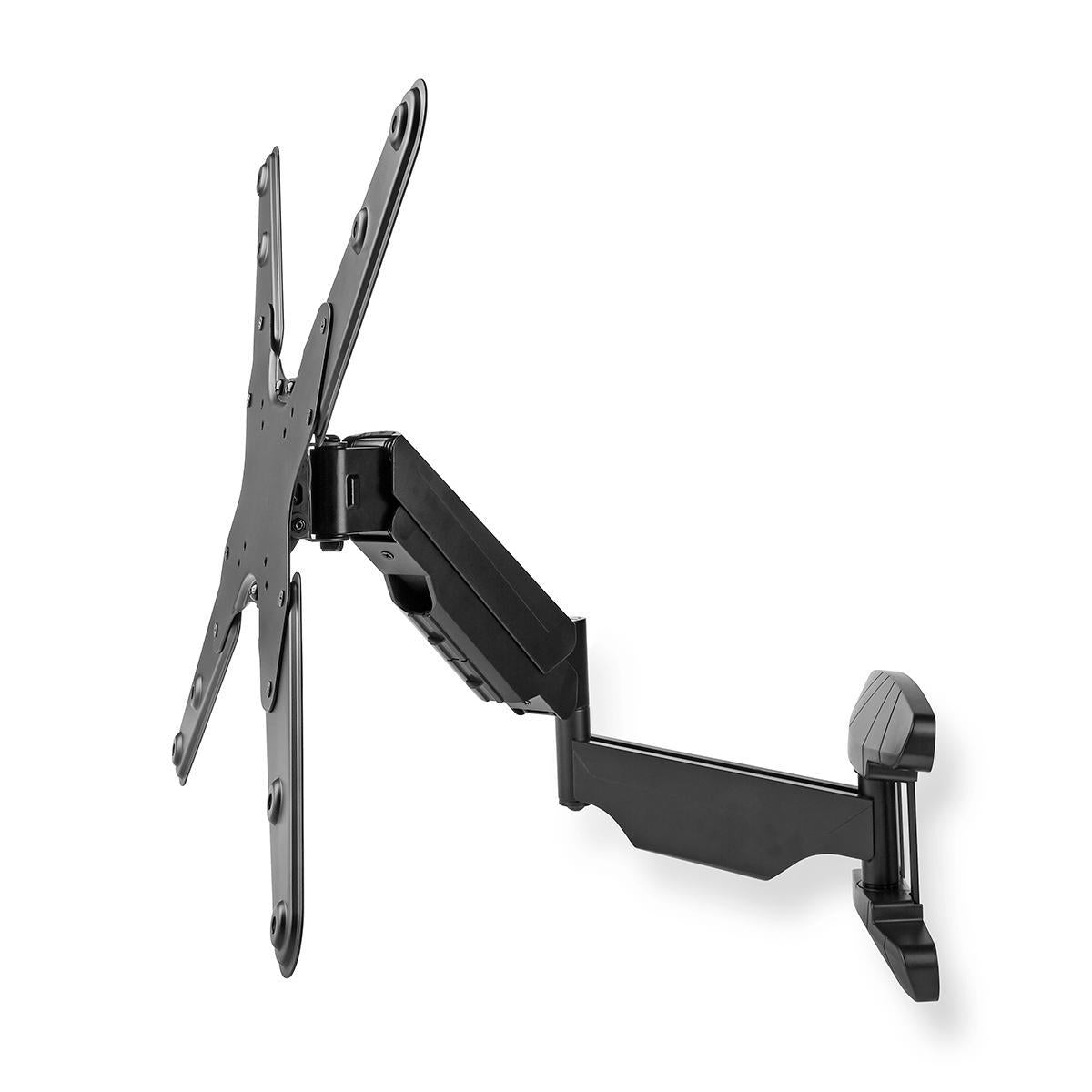Vertical TV Wall Mount | 23-55" | Maximum Screen Weight Supported: 30kg | Vertical Movement: 0-282mm | Minimum Wall Distance: 61mm | Maximum Wall Distance: 565mm | Tiltable | Rotatable | 3 Pivot Point(s) | ABS / Steel | Black