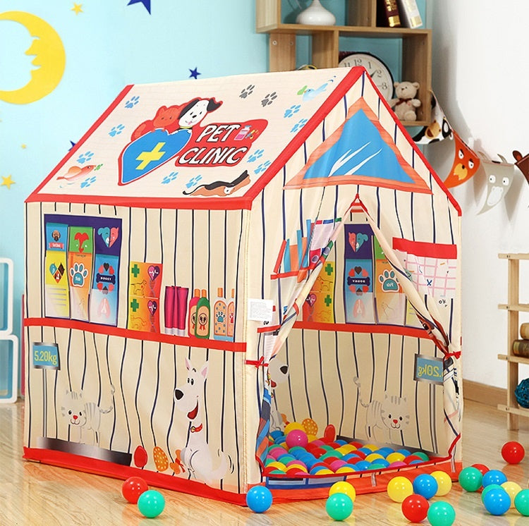 Vet tent, children's playhouse
