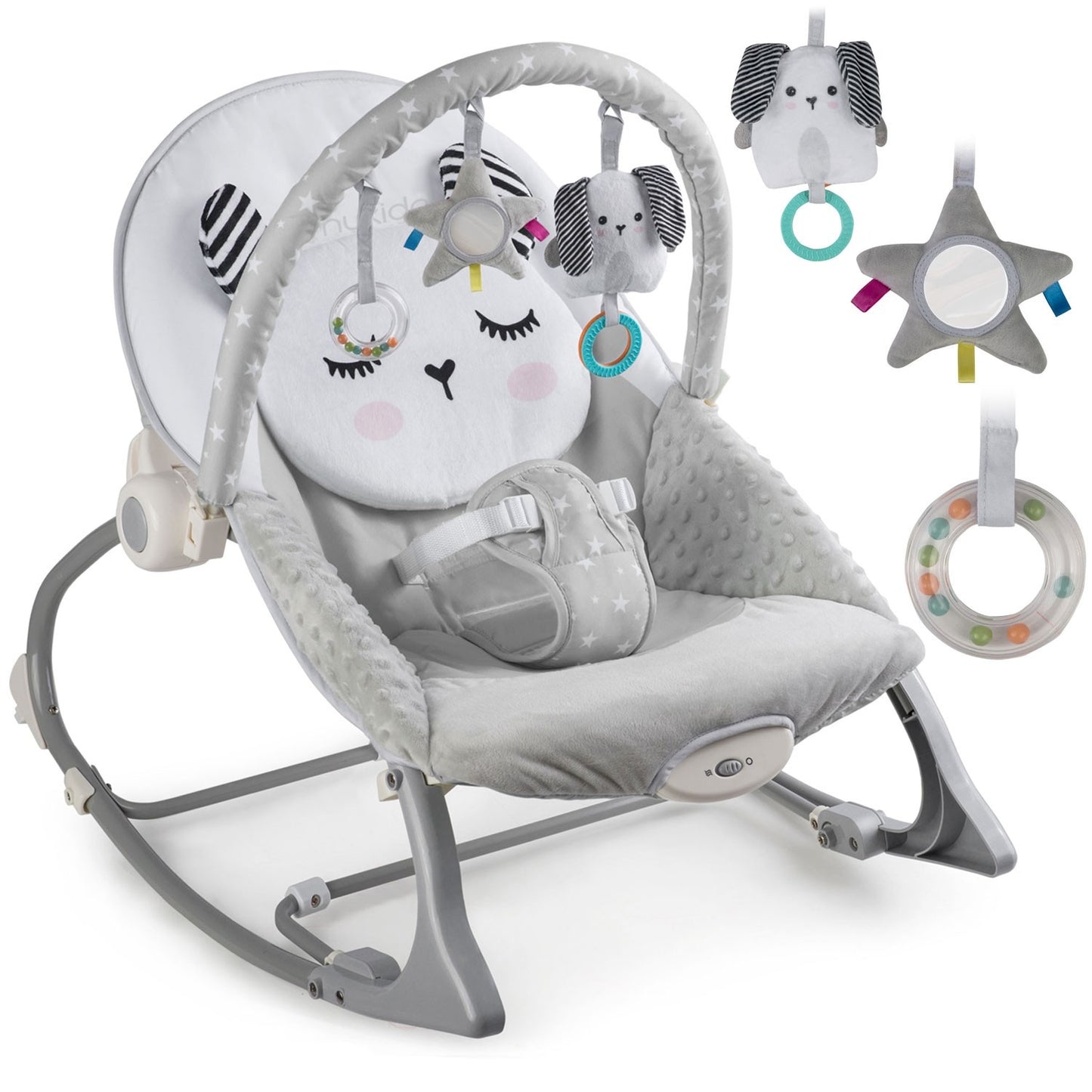 Vibrating Babysitter Nukido - Grey