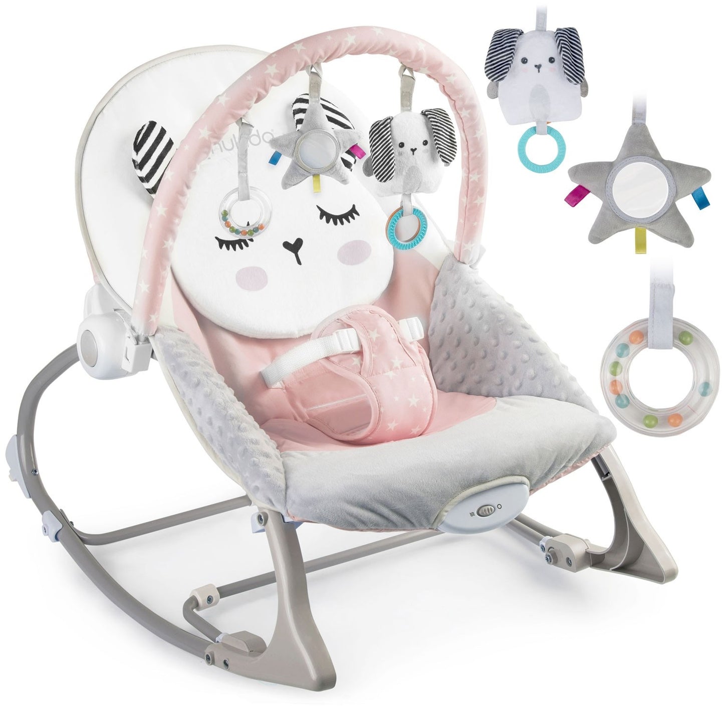 Vibrating Babysitter Nukido - Pink