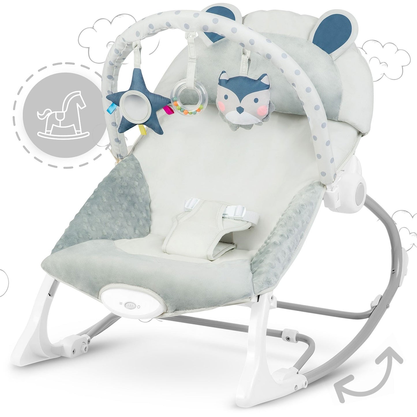 Vibrating Babysitter Ricokids - Light purple