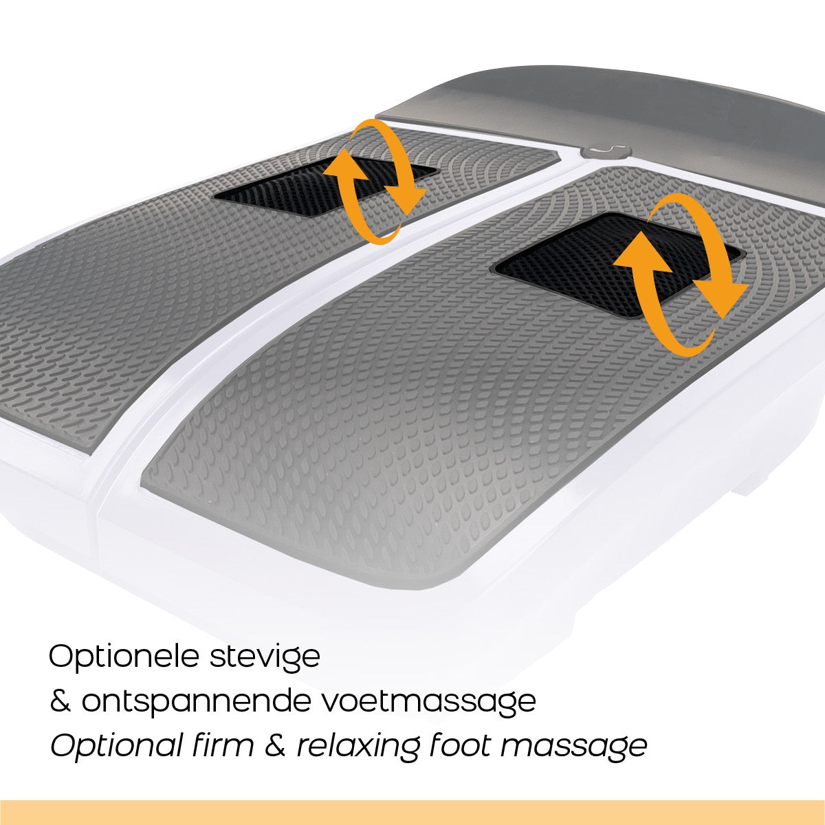 Vibration Leg Trainer with Acupressure Massage - Black