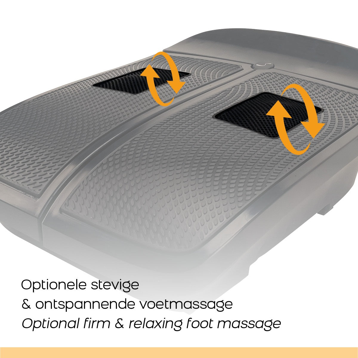 Vibration Leg Trainer with Acupressure Massage - Black