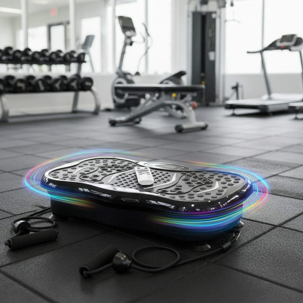 Vibration Platform Massager with Remote & Bands, 100 Speeds