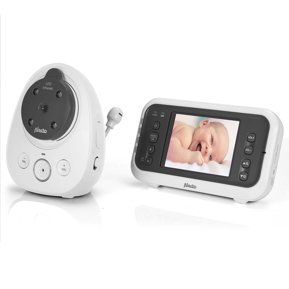 Video Baby Monitor with 2.8" Display, Camera, Eco Mode