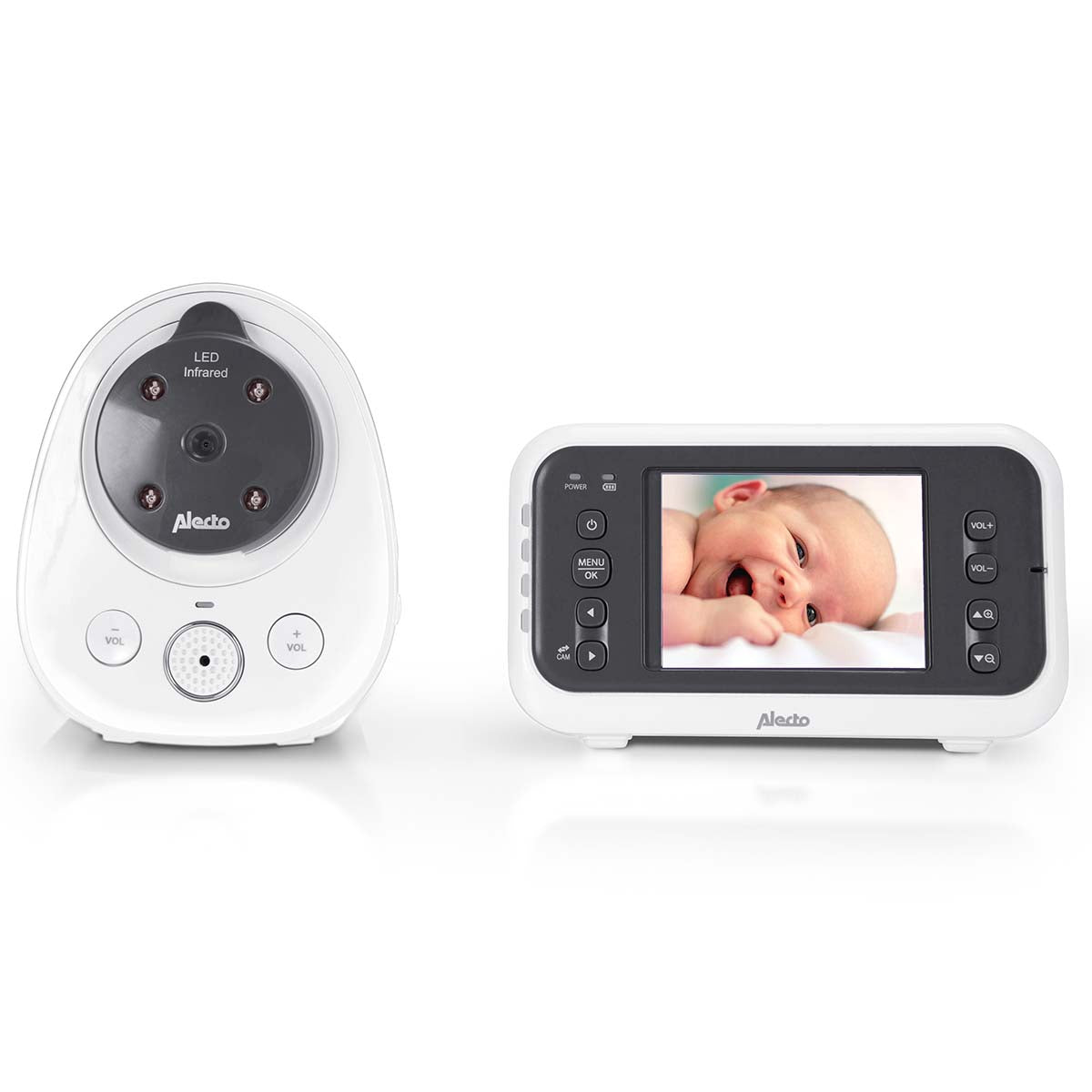 Video Baby Monitor with 2.8" Display, Camera, Eco Mode