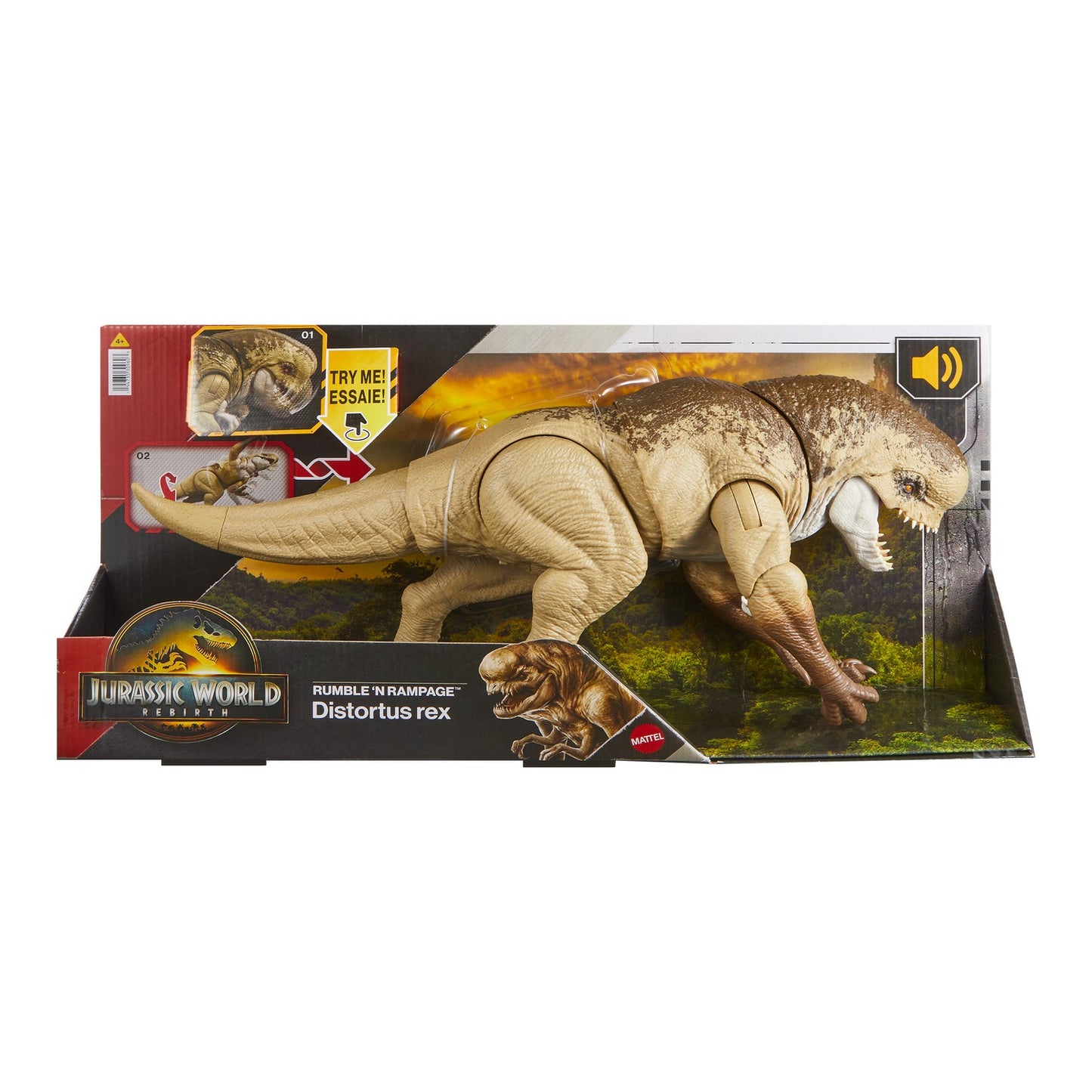 Jurassic Dinosaur Villain Toy, 53 x 20 cm, Ages 4+