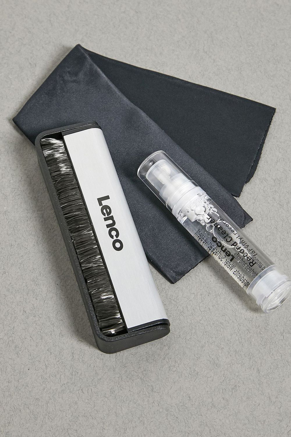 Vinyl Record Cleaning Kit – Brush, Fluid, Cloth