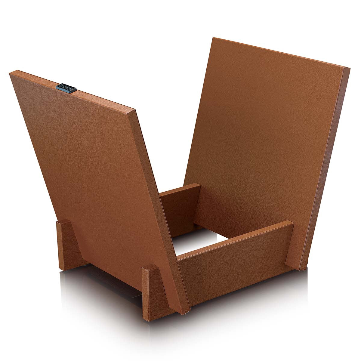 Vinyl Record Storage Organizer, Holds 40 LPs, Brown