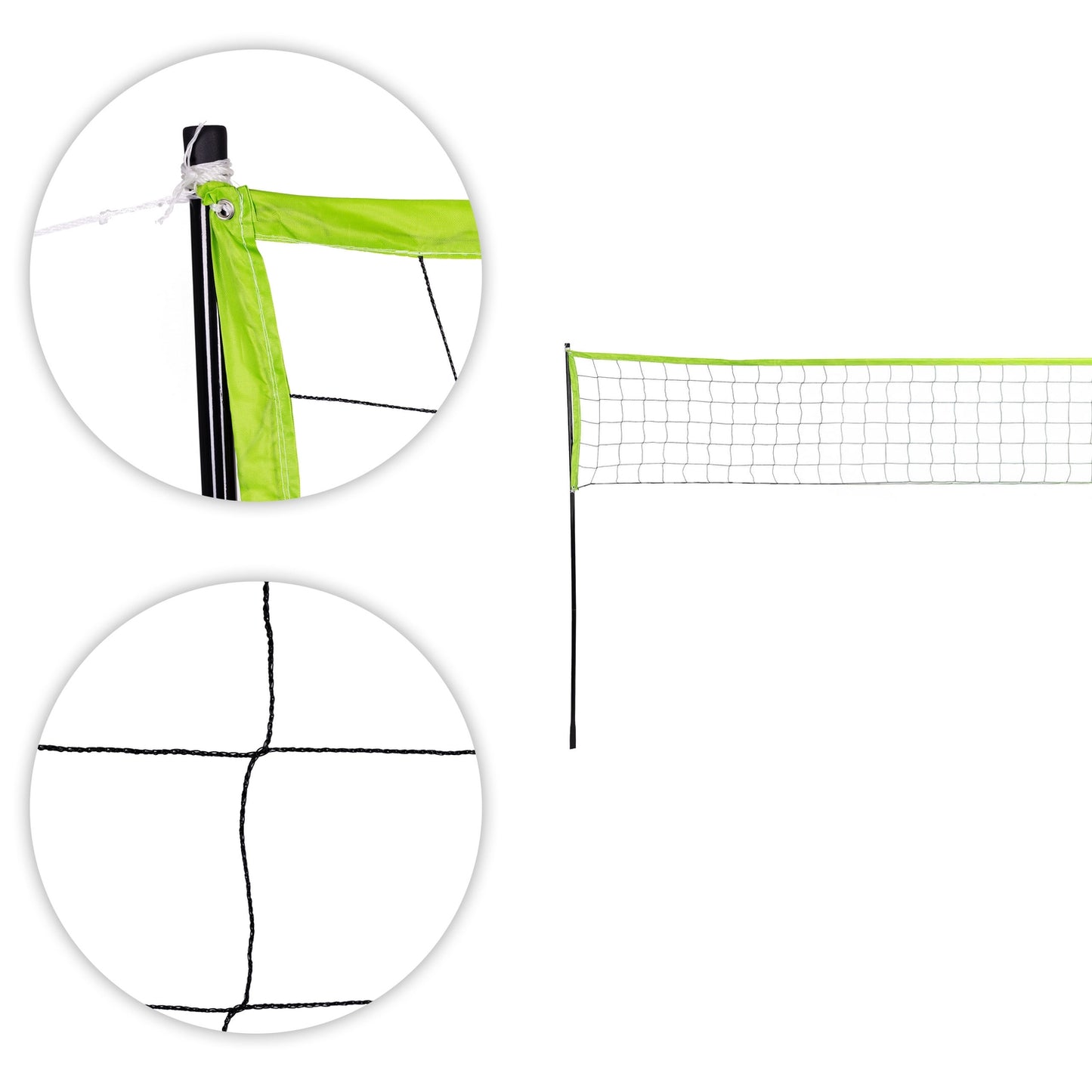 Volleyball and Badminton Net 600x240 cm Foldable and Durable MultiGarden