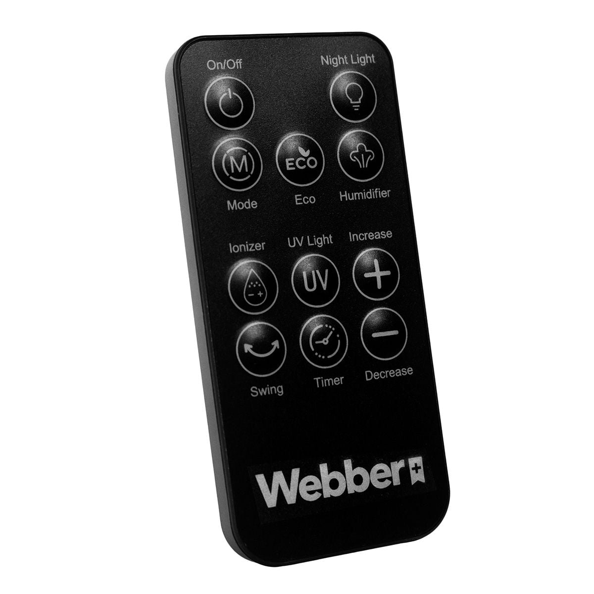 WEBBER WB1820 black bladeless fan with humidifier