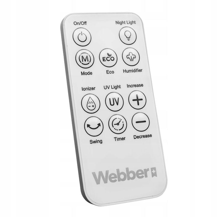 WEBBER WB1820 white bladeless fan with humidifier