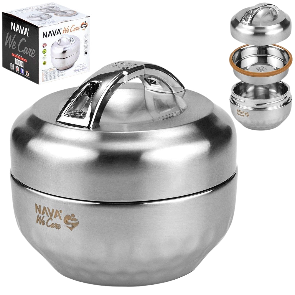 WE CARE Steel Lunch Thermos 600 ml + 300 ml
