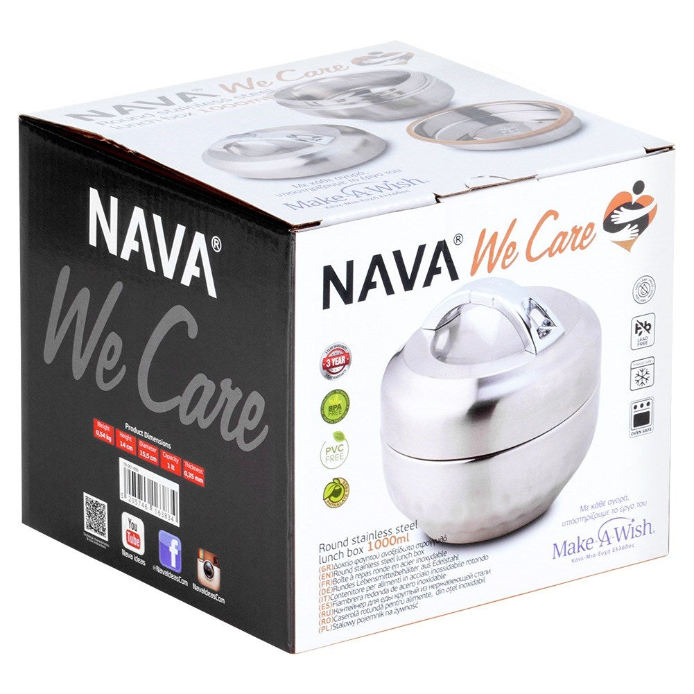 WE CARE Steel Lunch Thermos 600 ml + 300 ml