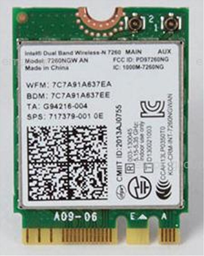 WLAN 802.11ABGN+BT4 2x2 NGFF NMA