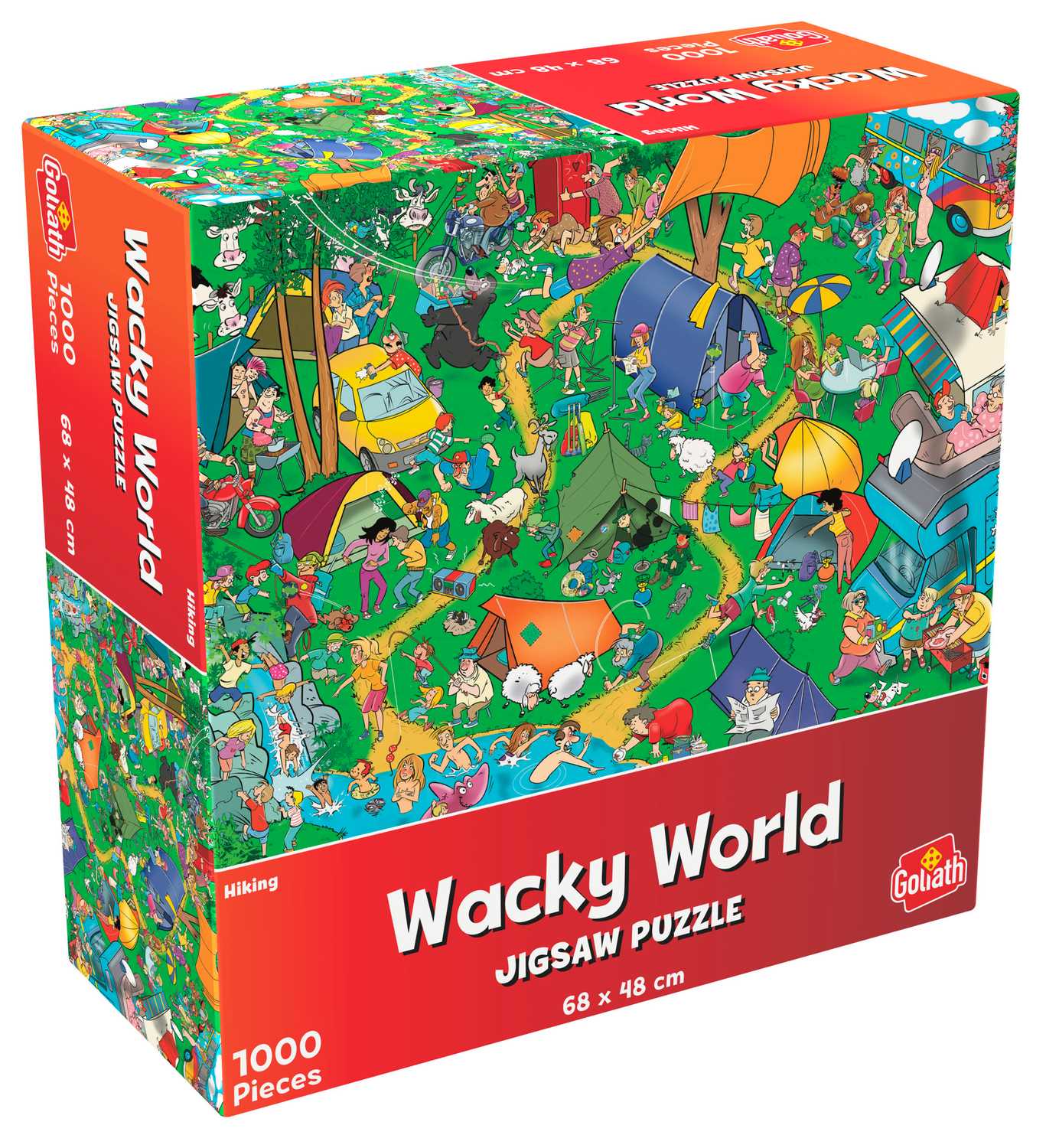 Wacky World Hiking 1000 Pcs