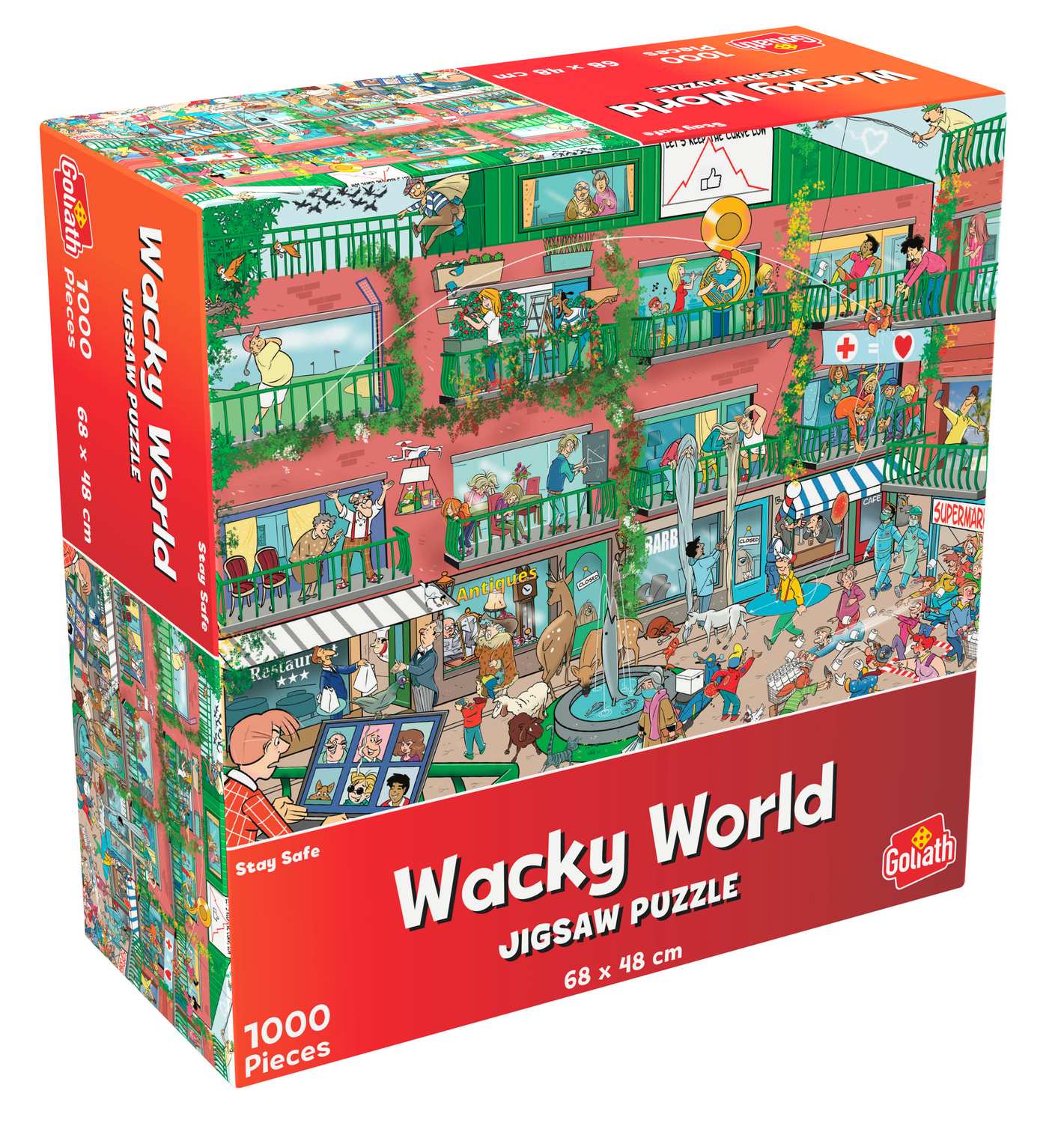 Wacky World Stay Safe 1000 Pcs