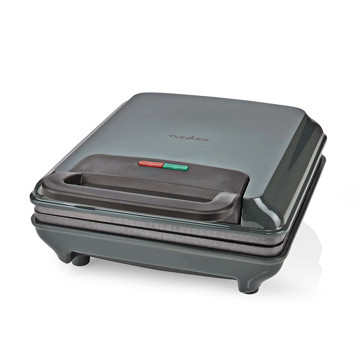 Waffle Iron | Belgian Waffles | 22 x 12.5 cm | 1200 W | Automatic temperature control | ABS / Aluminium