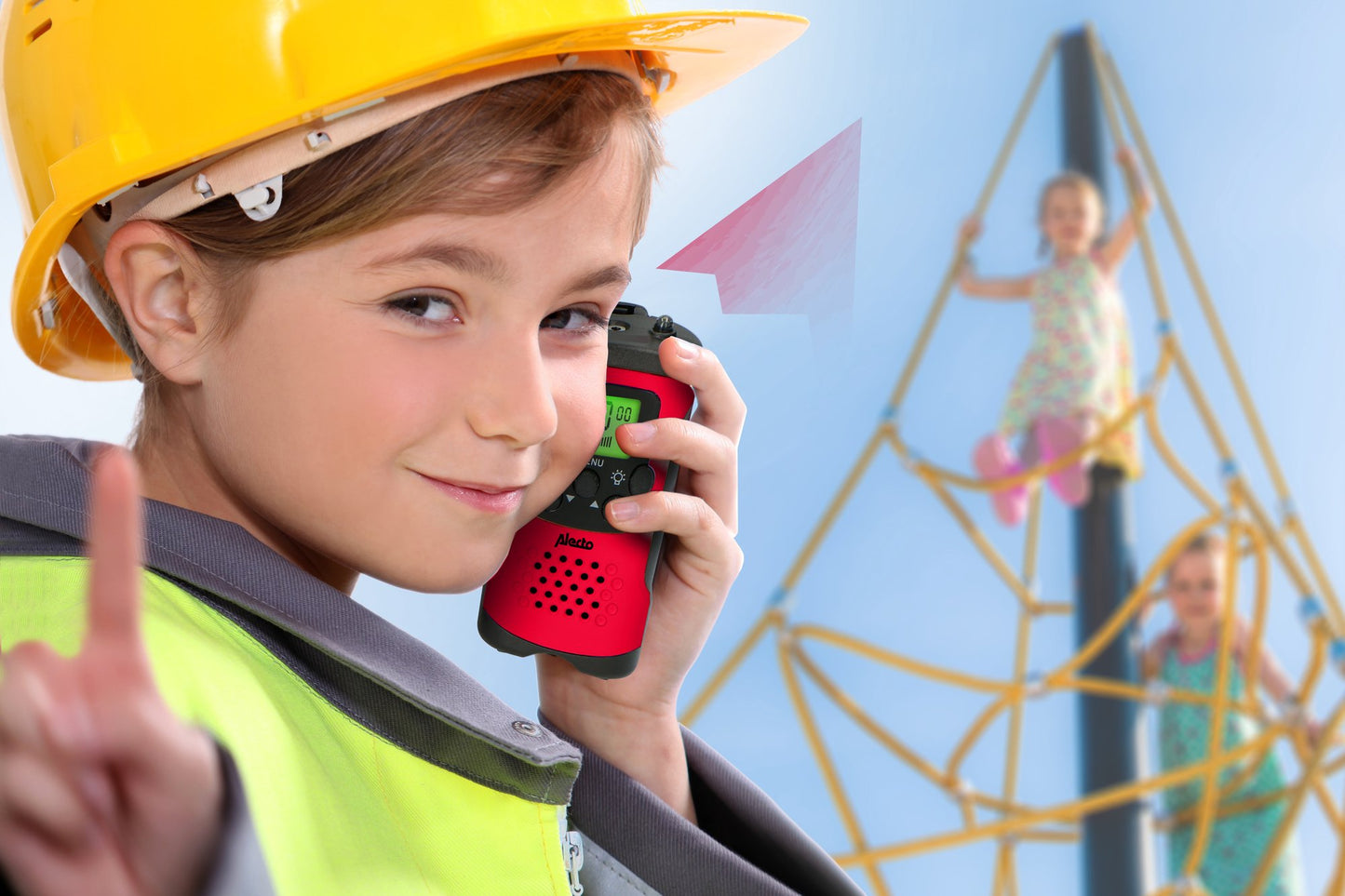 Walkie Talkie Set, 2 Handsets, 7 km Range, 24h Standby