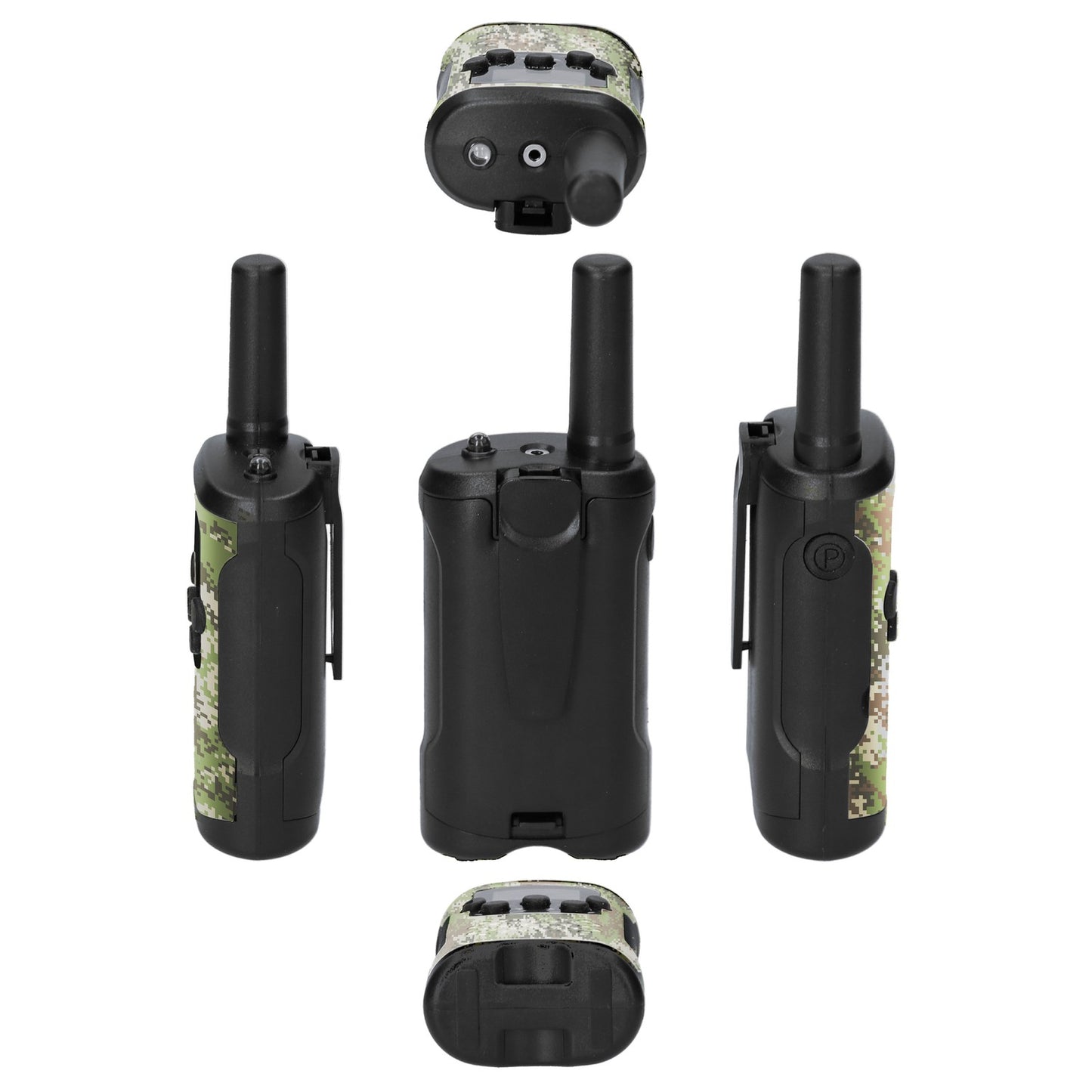 Walkie Talkies Set, 7km Range, Camouflage, 2-Pack