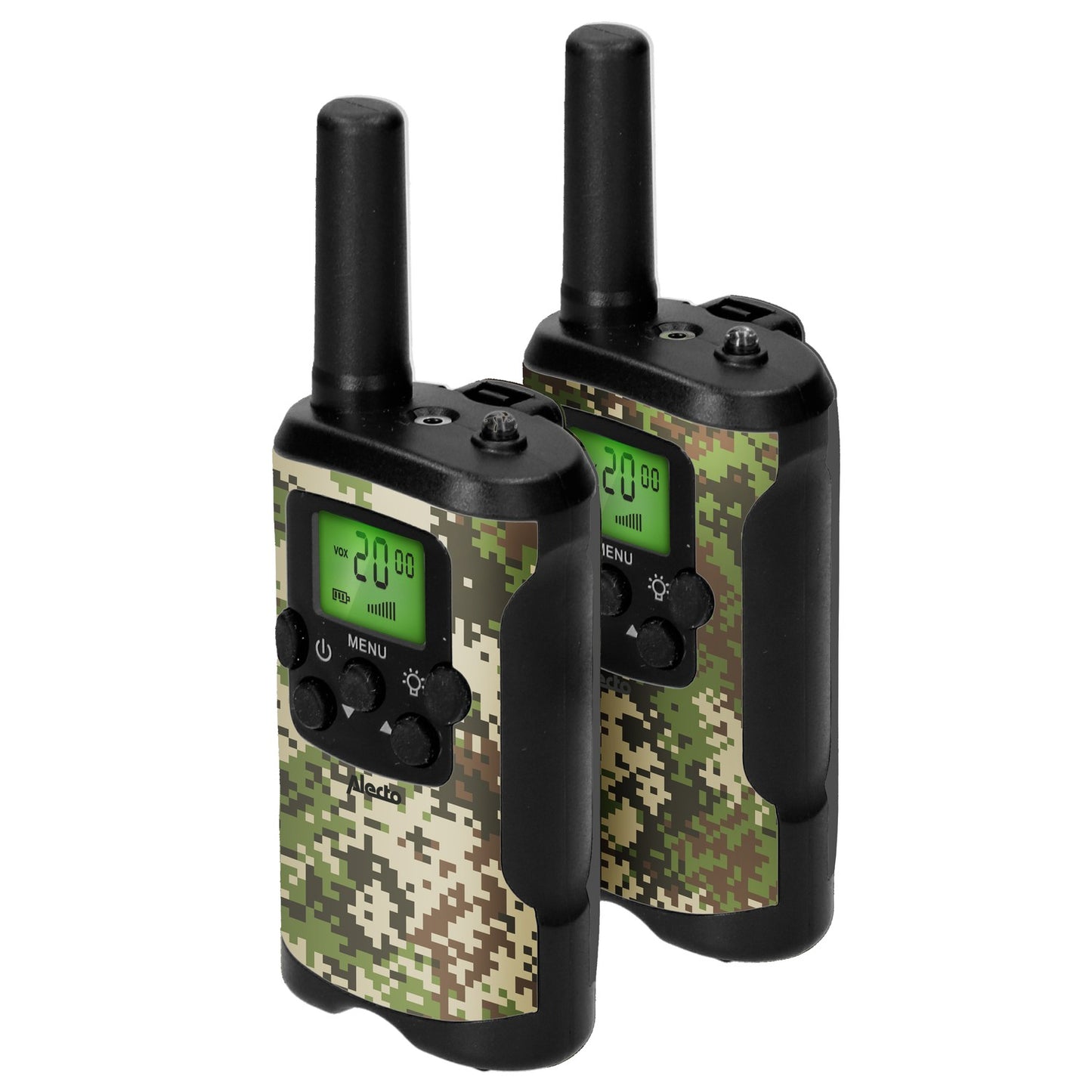 Walkie Talkies Set, 7km Range, Camouflage, 2-Pack