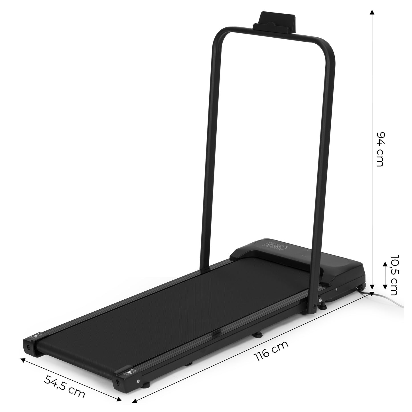 Walking Pad Treadmill with Handle, 10 km/h, Under Desk