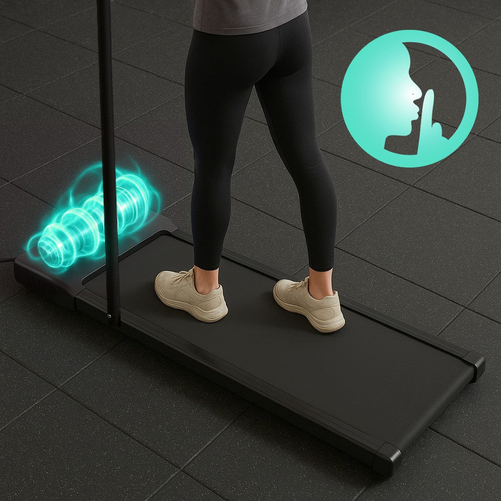 Walking Pad Treadmill with Handle, 10 km/h, Under Desk