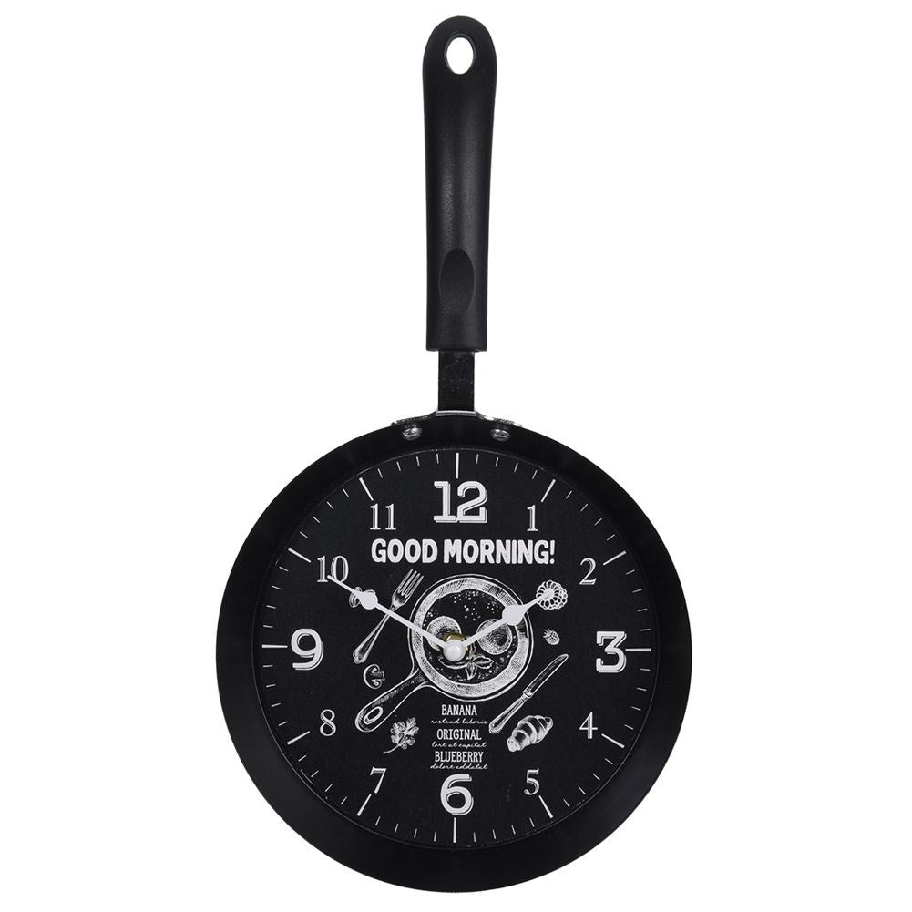 Wall Clock Frying Pan - Unique Kitchen Decoration