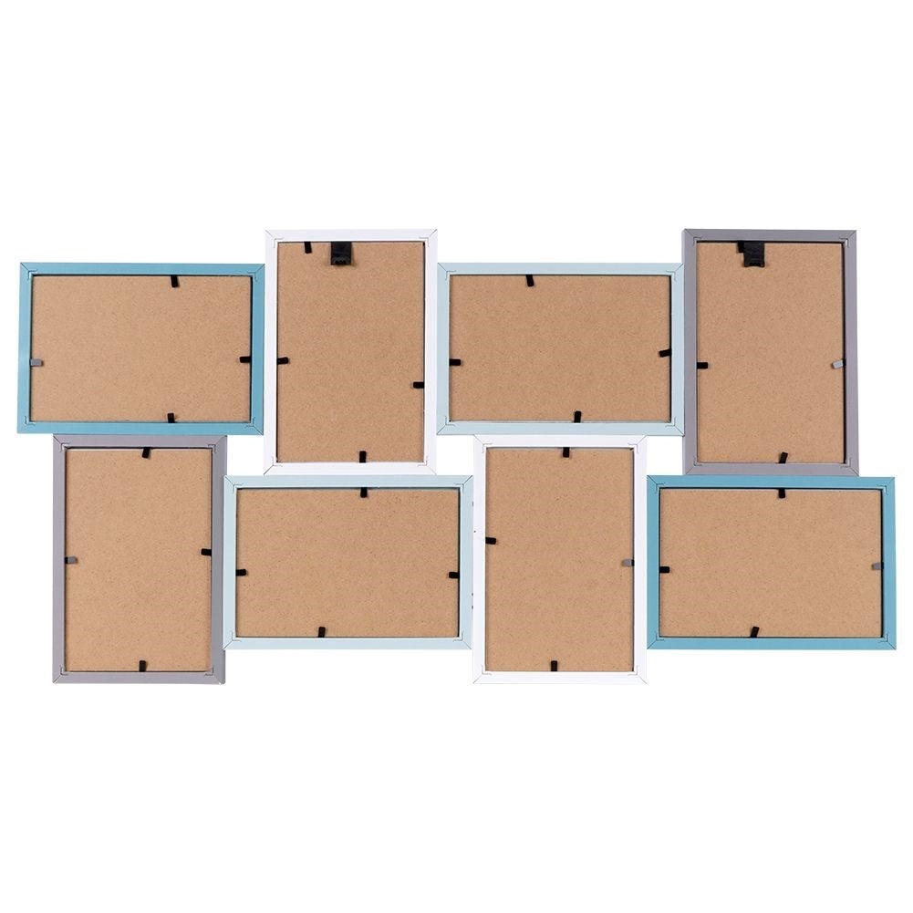 Wall Collage Frame 8 Photos in Pastel for Children's Room