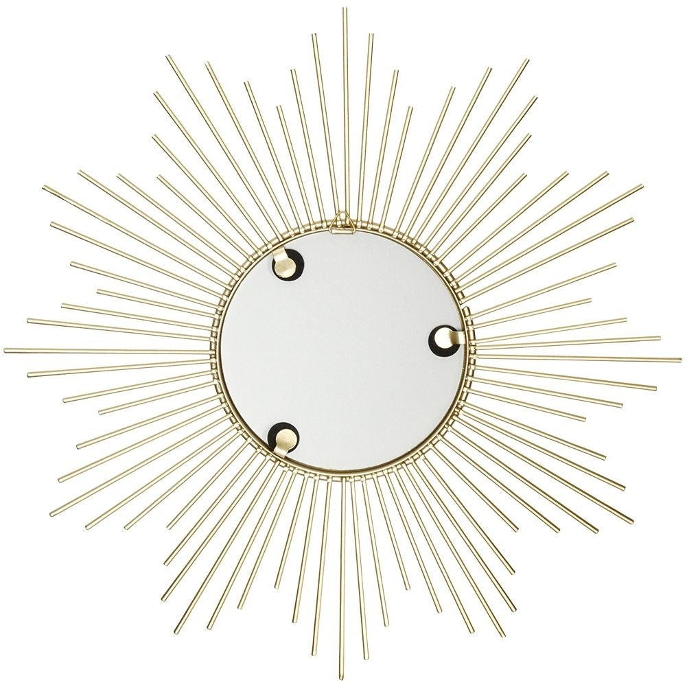 Wall Mirror with Elegant Gold Frame for Home Decor