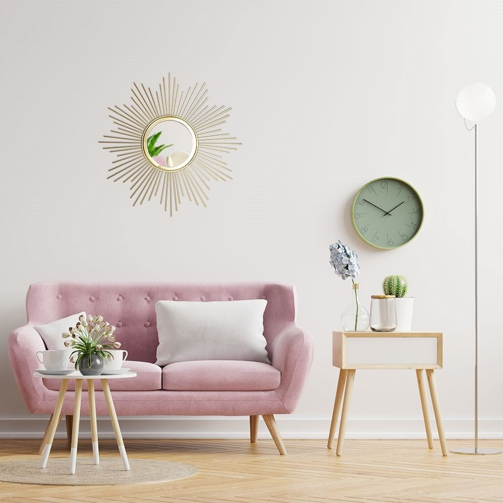 Wall Mirror with Elegant Gold Frame for Home Decor
