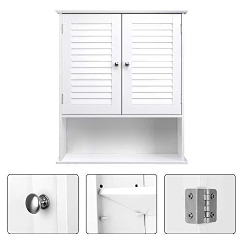 Wall-Mounted Bathroom Cabinet with Adjustable Shelf