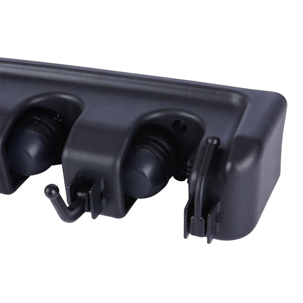 Wall Mounted Hanger with 5 Automatic Clamps and 6 Hooks