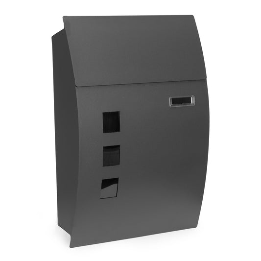 Wall-Mounted Mailbox, Galvanized Steel, Anthracite